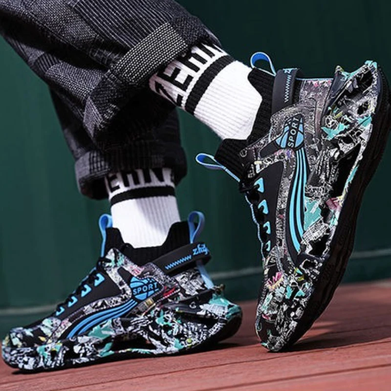 Men Shoes On Clearance - Print Running Male Sports Shoes All