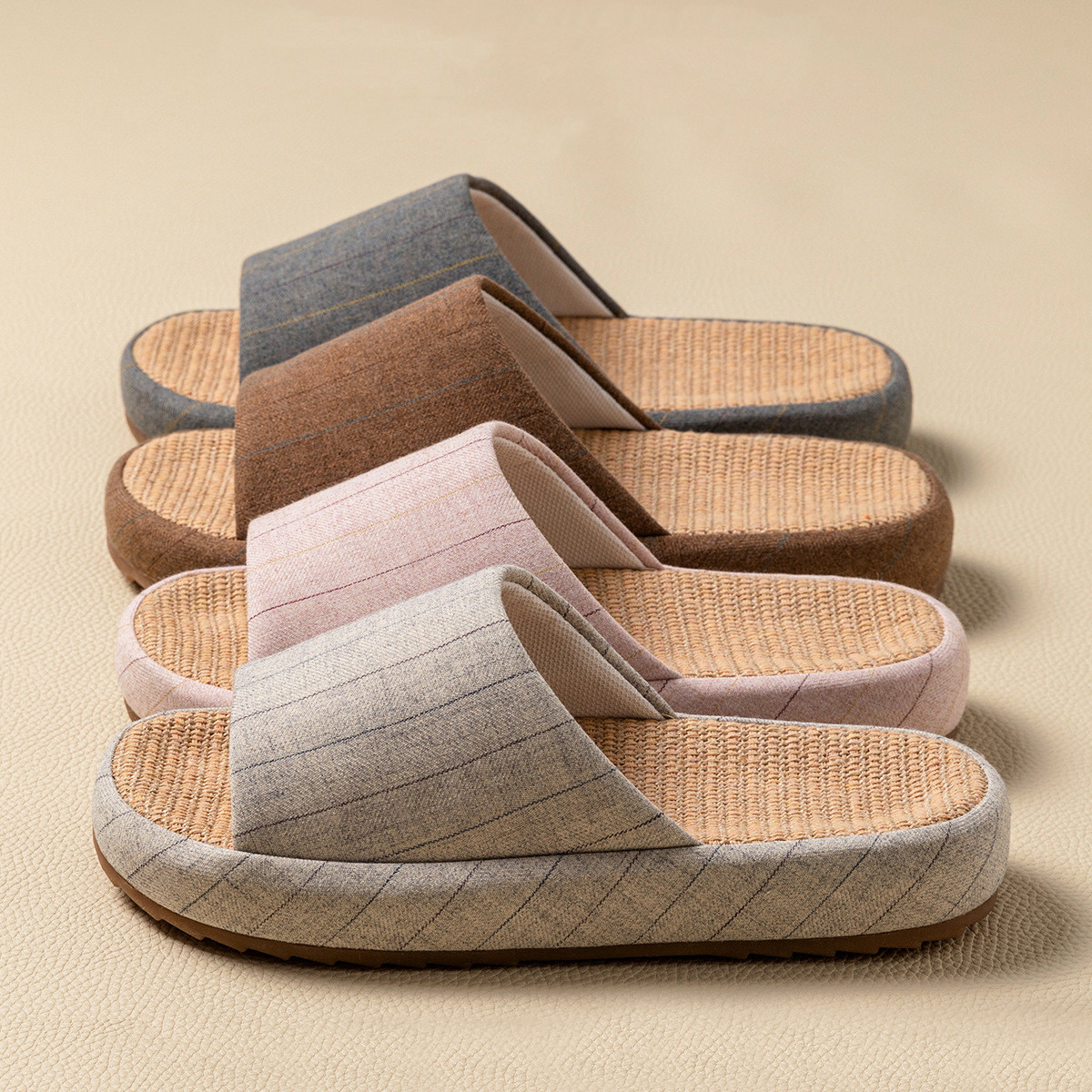 Men'S Shoes Comfort - Summer Women Home Slippers Linen Summer