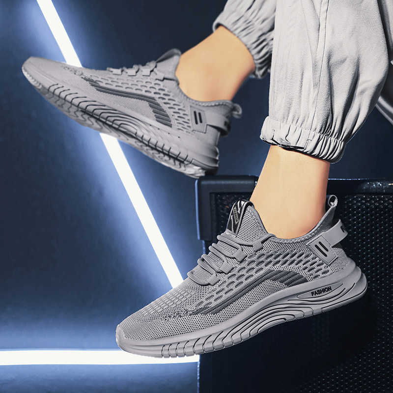Men Shoes Runners - Height Up Round Foot Men's Mules