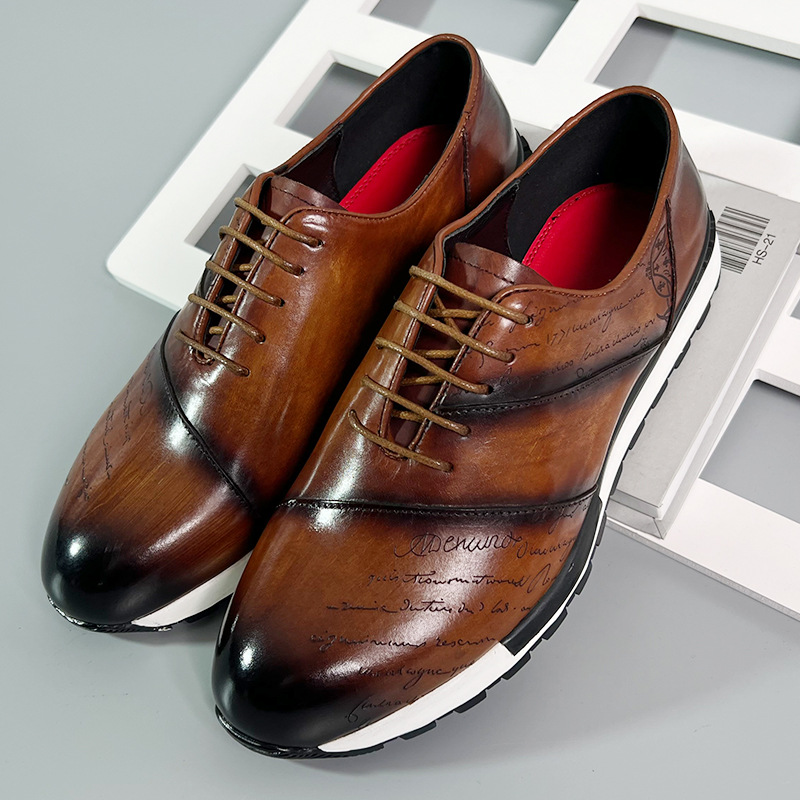 Men Shoes Zegna - 2025 Brand Casual Shoes for Men