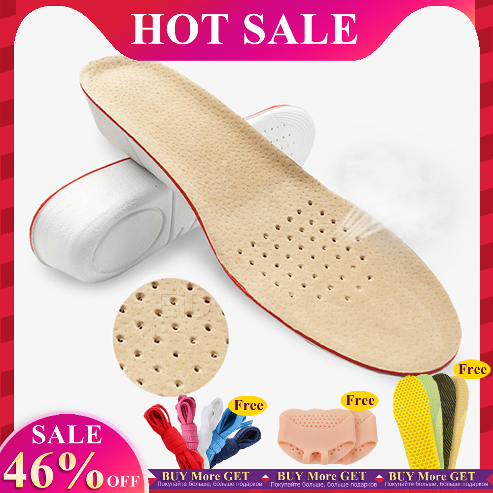 Men Shoes Eid - Genuine Leather Insoles Taller Invisible Shoe