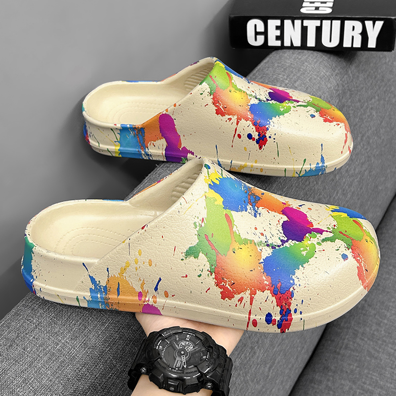 Men'S Shoes Dockers - Men Women Graffiti Clogs EVA Slip
