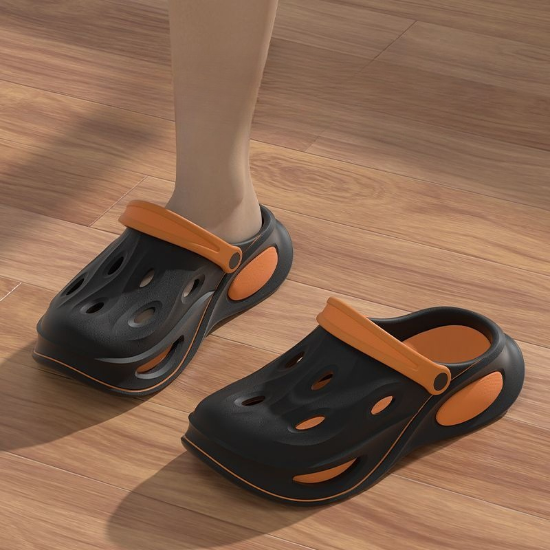 Men Shoes On Clearance - Height Closed Toe Breathable Hole Shoes