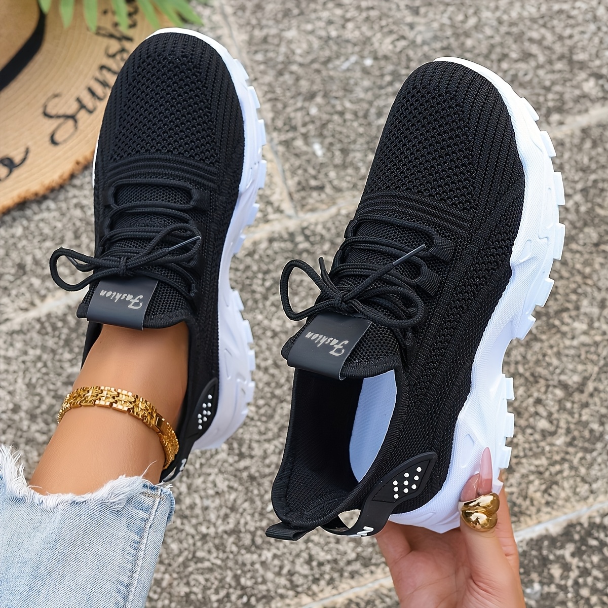 Men'S Shoes Dockers - Breathable Knit Sneakers Fashion Comfortable Slip