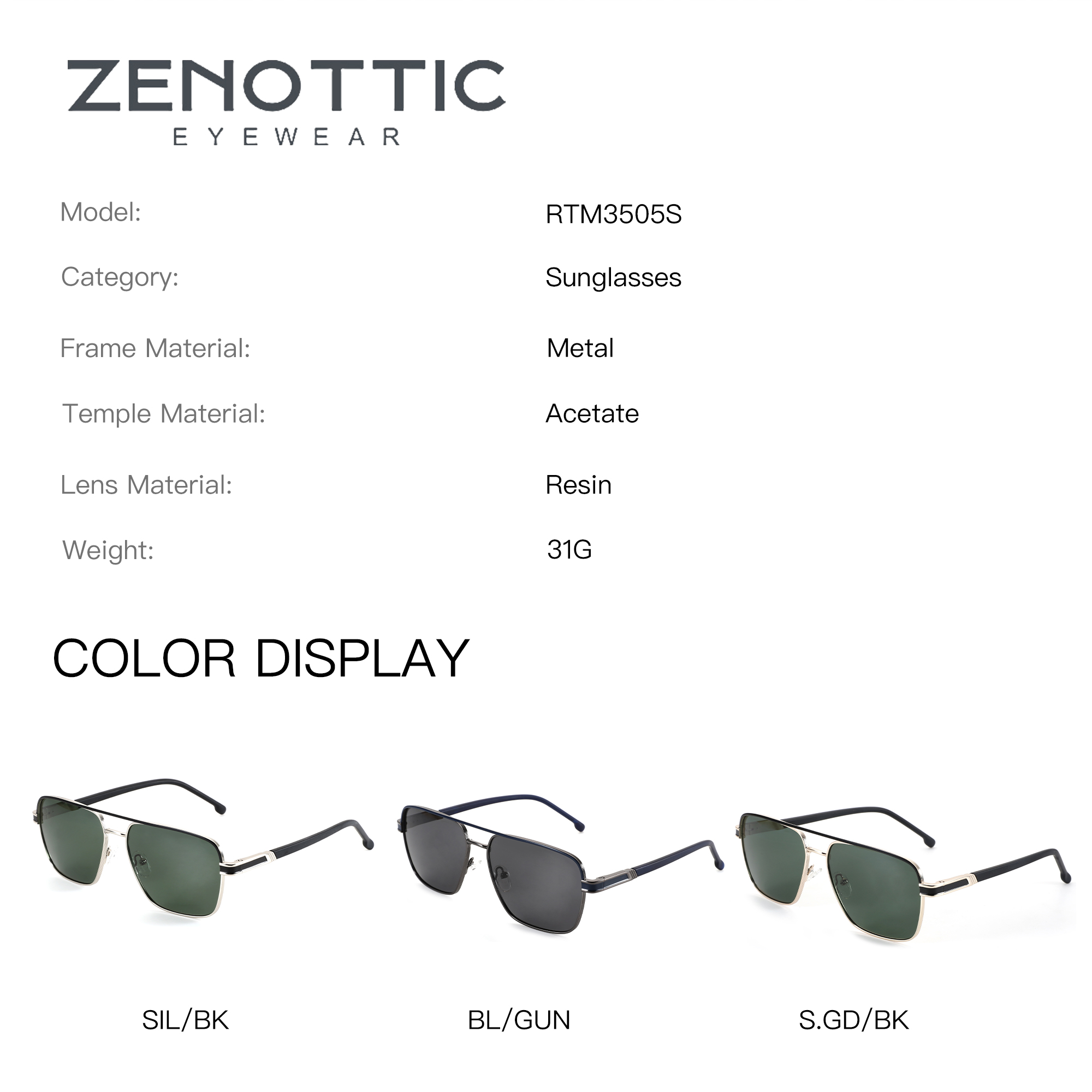 ZENOTTIC Classic Aviator Presc - Men Shoes Zegna avaliação e preço