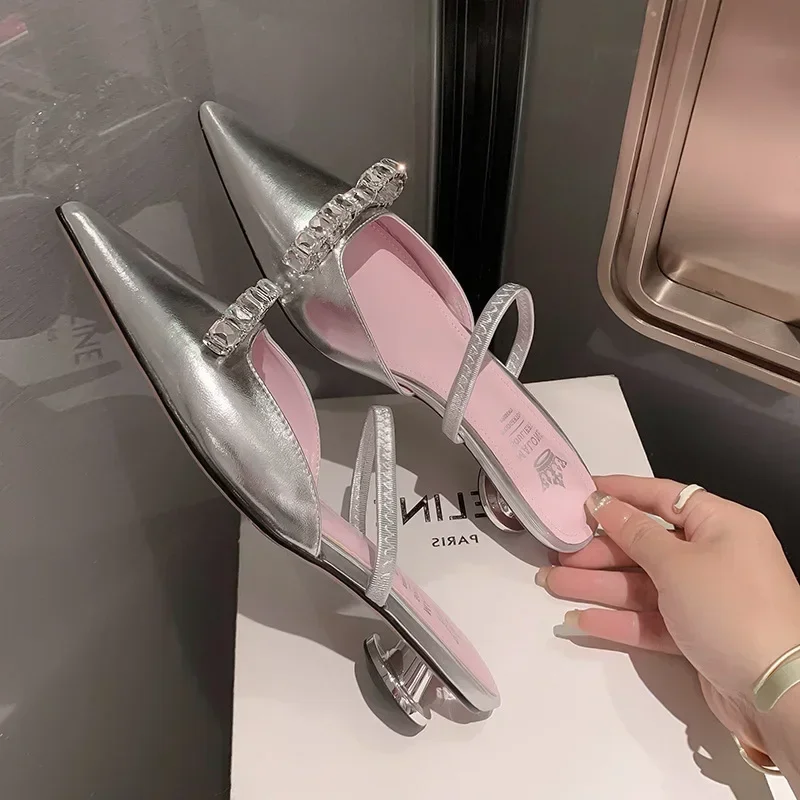 Women Patent Pink Slippers Spr - Dress Shoe Pointed avaliação e preço