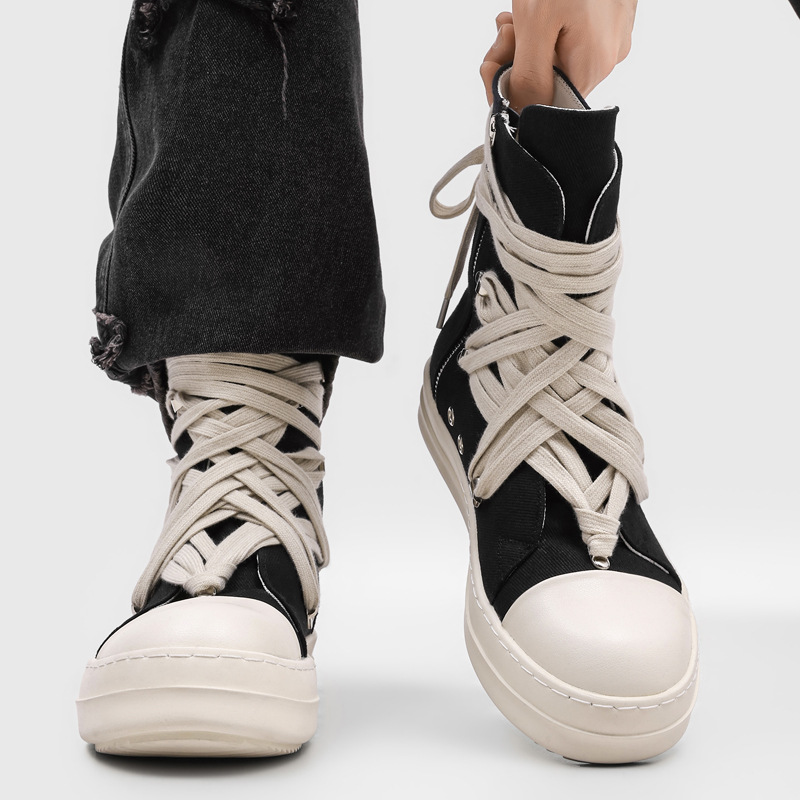 High Quality Men's High Top Ca - Canvas Sneaker High avaliação e preço