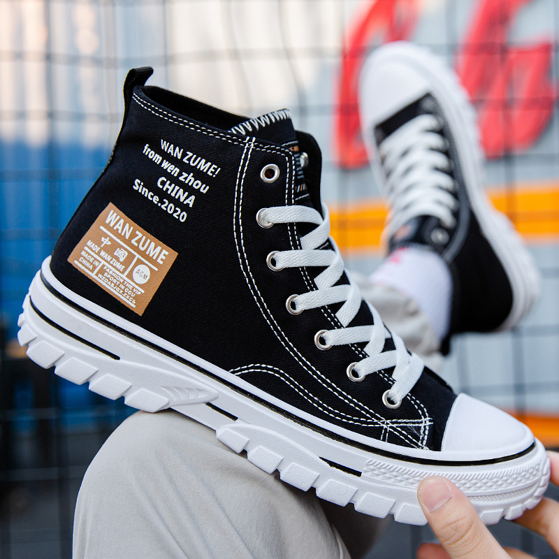 New shoes for man High Top Can - Canvas Sneaker High avaliação e preço