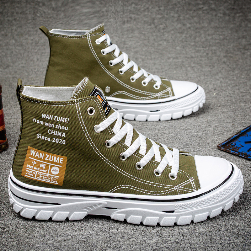 New shoes for man High Top Can - Canvas Sneaker High avaliação e preço