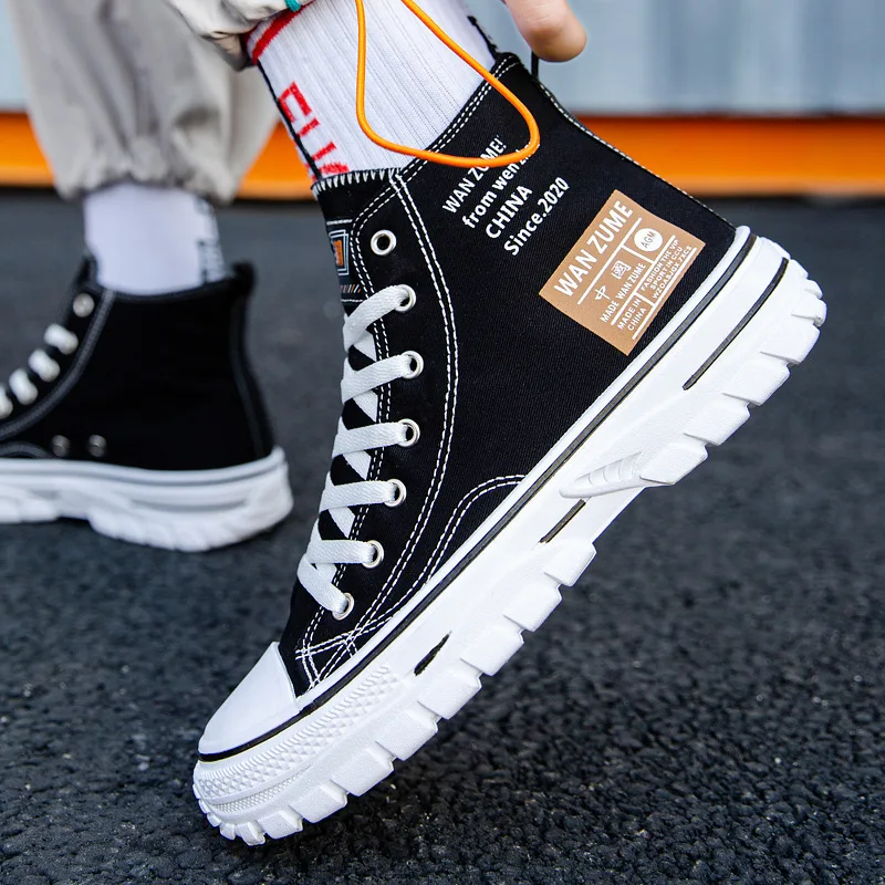New shoes for man High Top Can - Canvas Sneaker High avaliação e preço