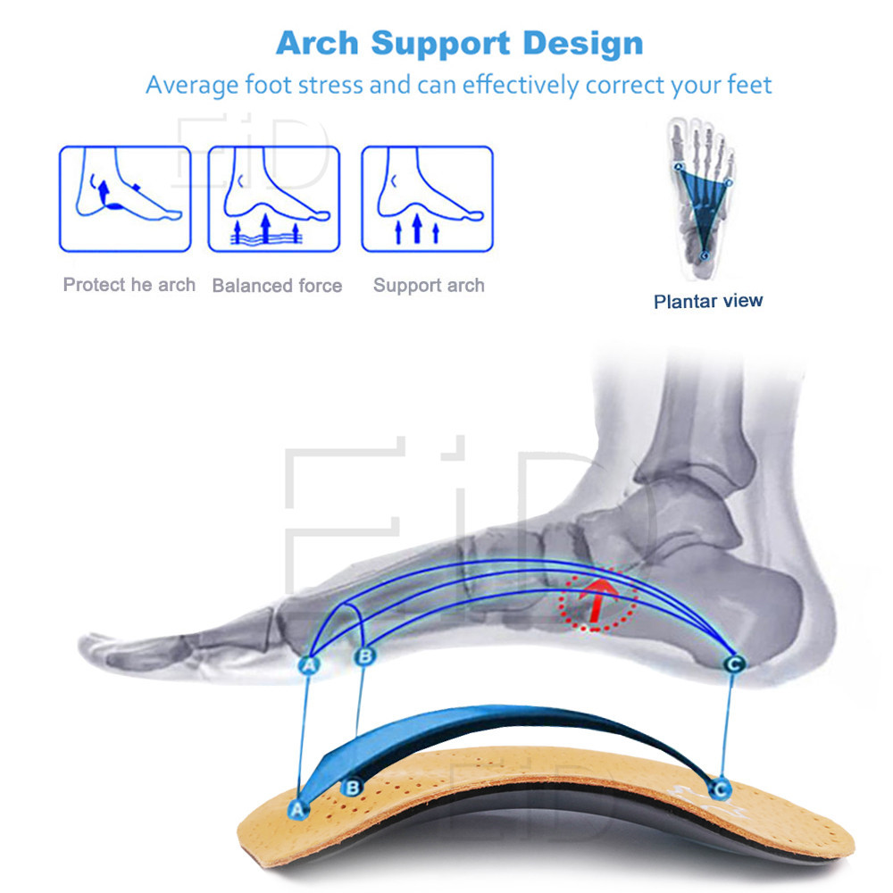 Leather orthotic Insoles OX Le - Men Shoes Eid avaliação e preço