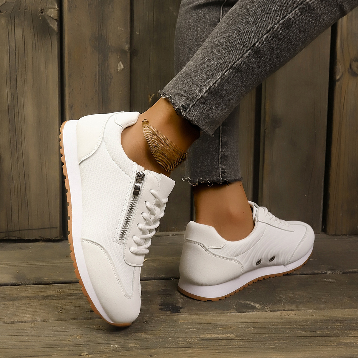 Women Sneakers Lightweight Lea - Men'S Shoes Casual Sneakers avaliação e preço