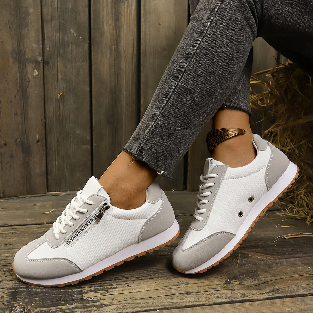 Women Sneakers Lightweight Lea - Men'S Shoes Casual Sneakers avaliação e preço