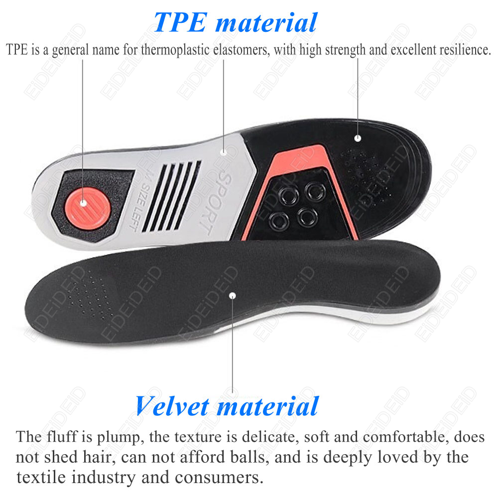 Silicone gel Sport Flat Feet A - Men Shoes Eid avaliação e preço