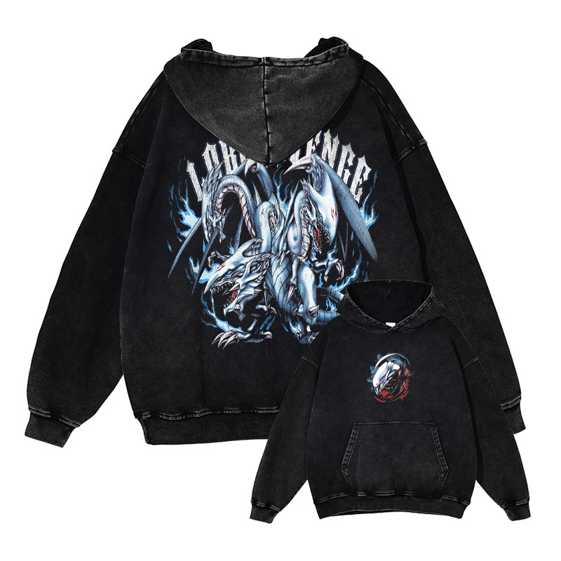 Yu Gi Oh Hoodies Blue Eyes Dra - Men'S Shoes Xl avaliação e preço