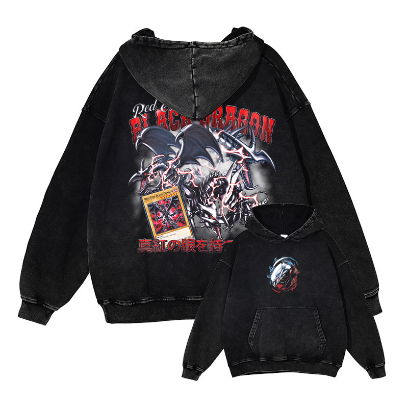 Yu Gi Oh Hoodies Blue Eyes Dra - Men'S Shoes Xl avaliação e preço