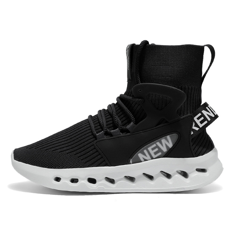 Trendy Men High Top Sock Shoes - Canvas Sneaker High avaliação e preço