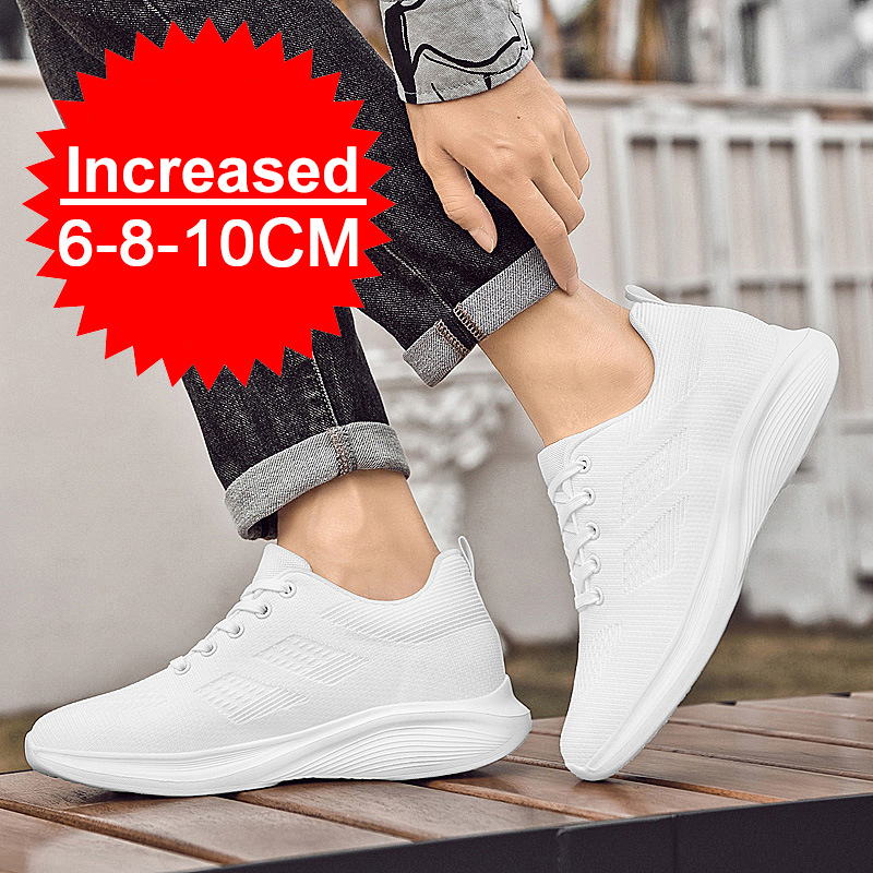 Flying Weaving Breathable Incr - Men Shoes Size Chart avaliação e preço