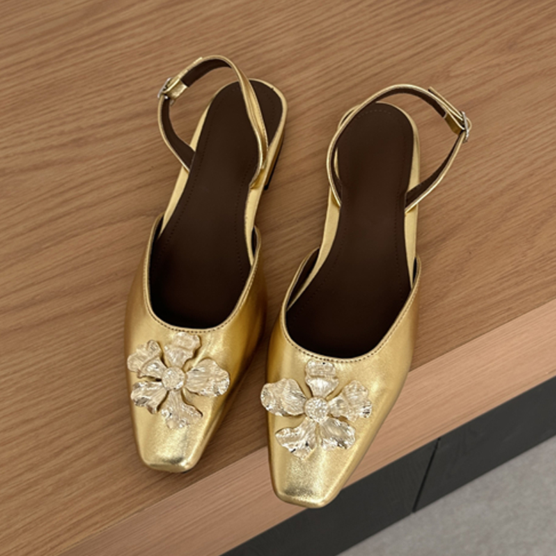 Aneikeh Golden Fashion Flower  - Dress Shoe Pointed avaliação e preço
