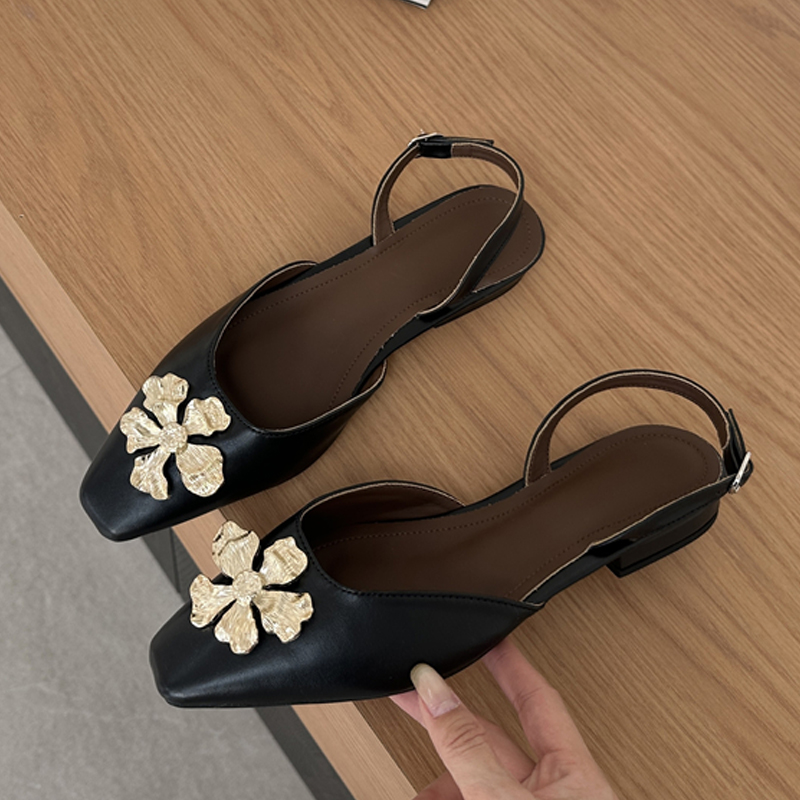 Aneikeh Golden Fashion Flower  - Dress Shoe Pointed avaliação e preço