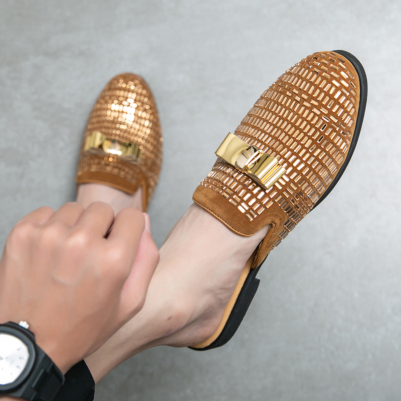 Luxury Brand Mules Italian Sum - Men Shoes Louboutin avaliação e preço