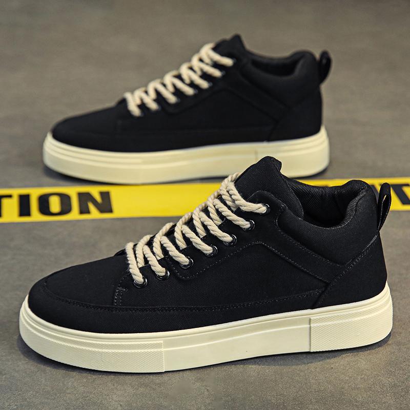 Thick Sole Height Increasing H - Canvas Sneaker High avaliação e preço