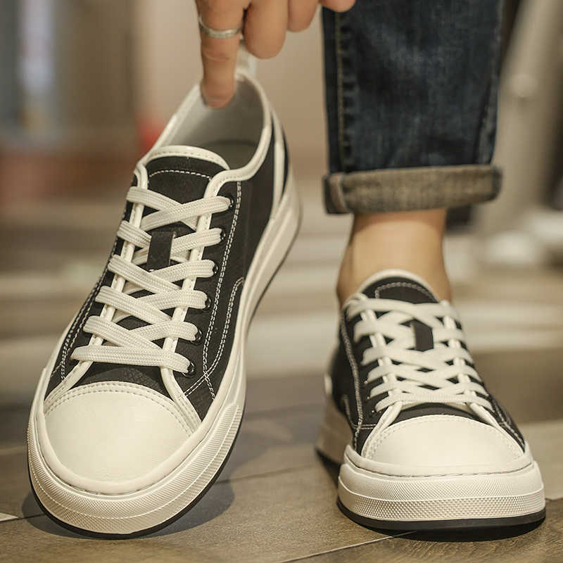 Thick Heel Thick Bottom Sneake - Men'S Shoes Casual Sneakers avaliação e preço