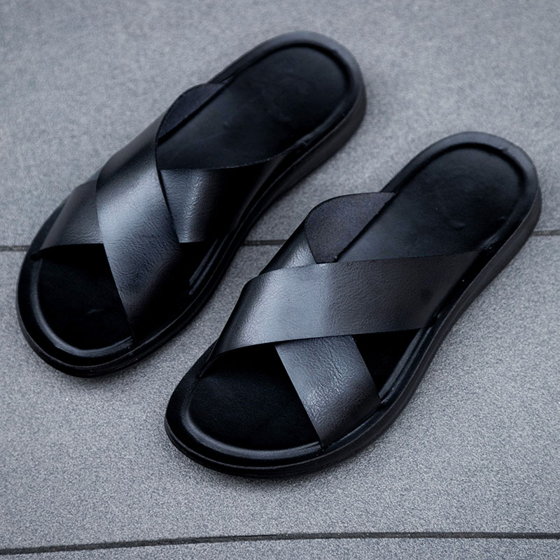 Italian PU Leather Slippers Me - Men Shoes Louboutin avaliação e preço