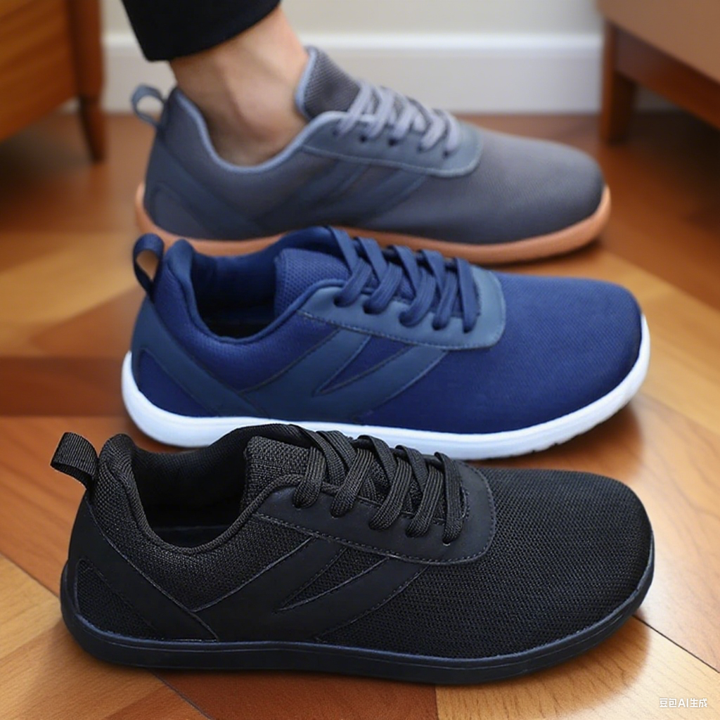 Mesh Barefoot Shoes Men's Wide - Minimalist Barefoot Shoe avaliação e preço
