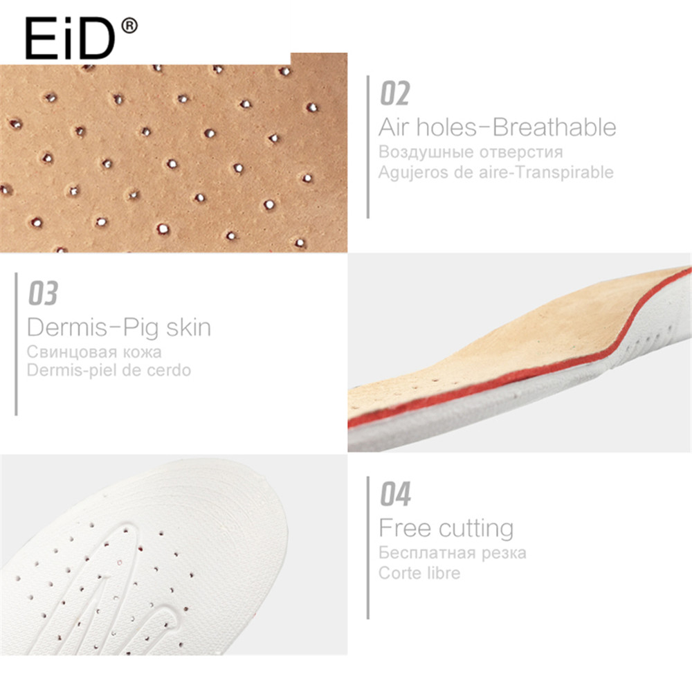 Genuine Leather Insoles Taller - Men Shoes Eid avaliação e preço