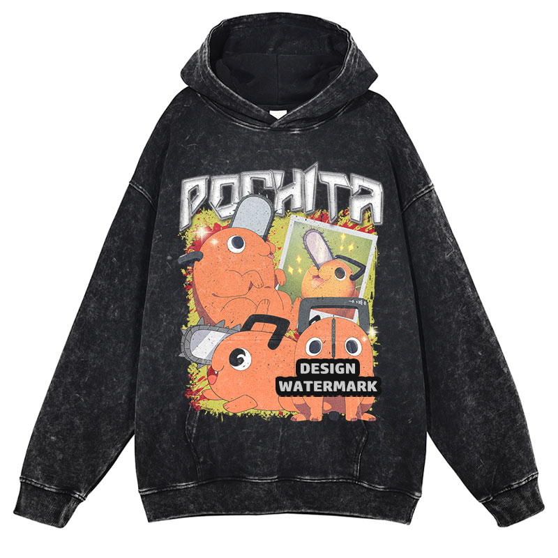 Anime Chainsaw Man Hoodies Den - Men'S Shoes Xl avaliação e preço