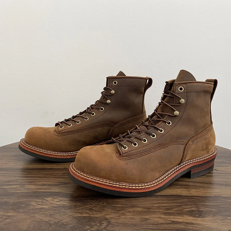 Vintage British Men Ankle Boot - Men'S Shoes Dockers avaliação e preço