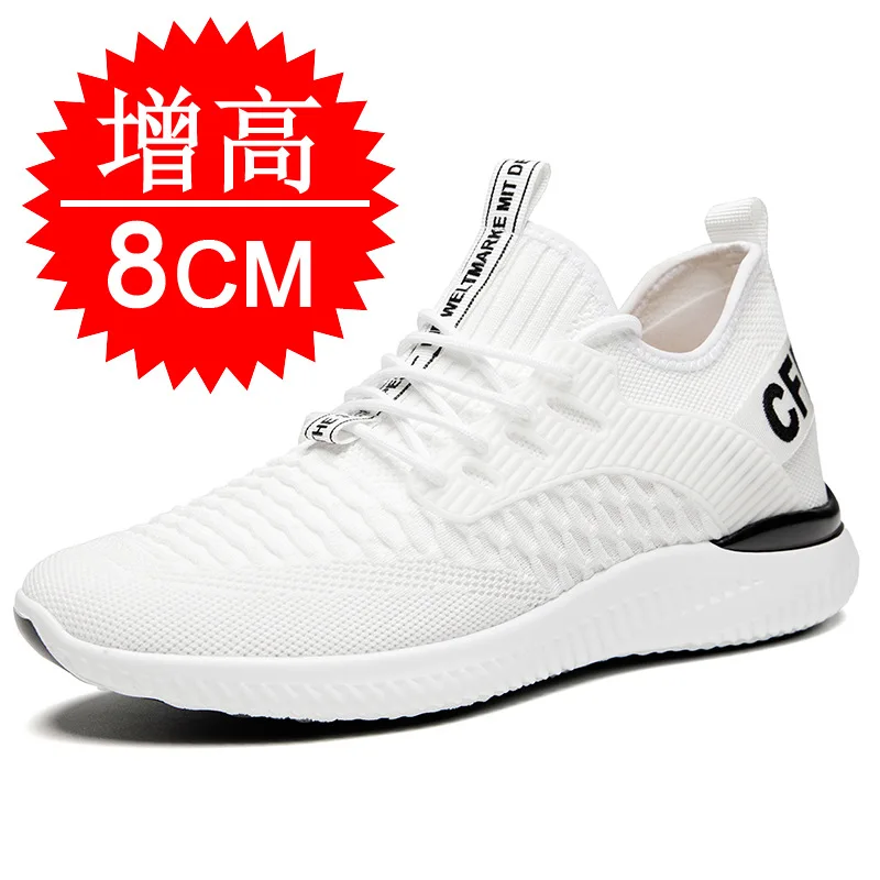 Men Breathable Height Increase - Men Shoes Size Chart avaliação e preço