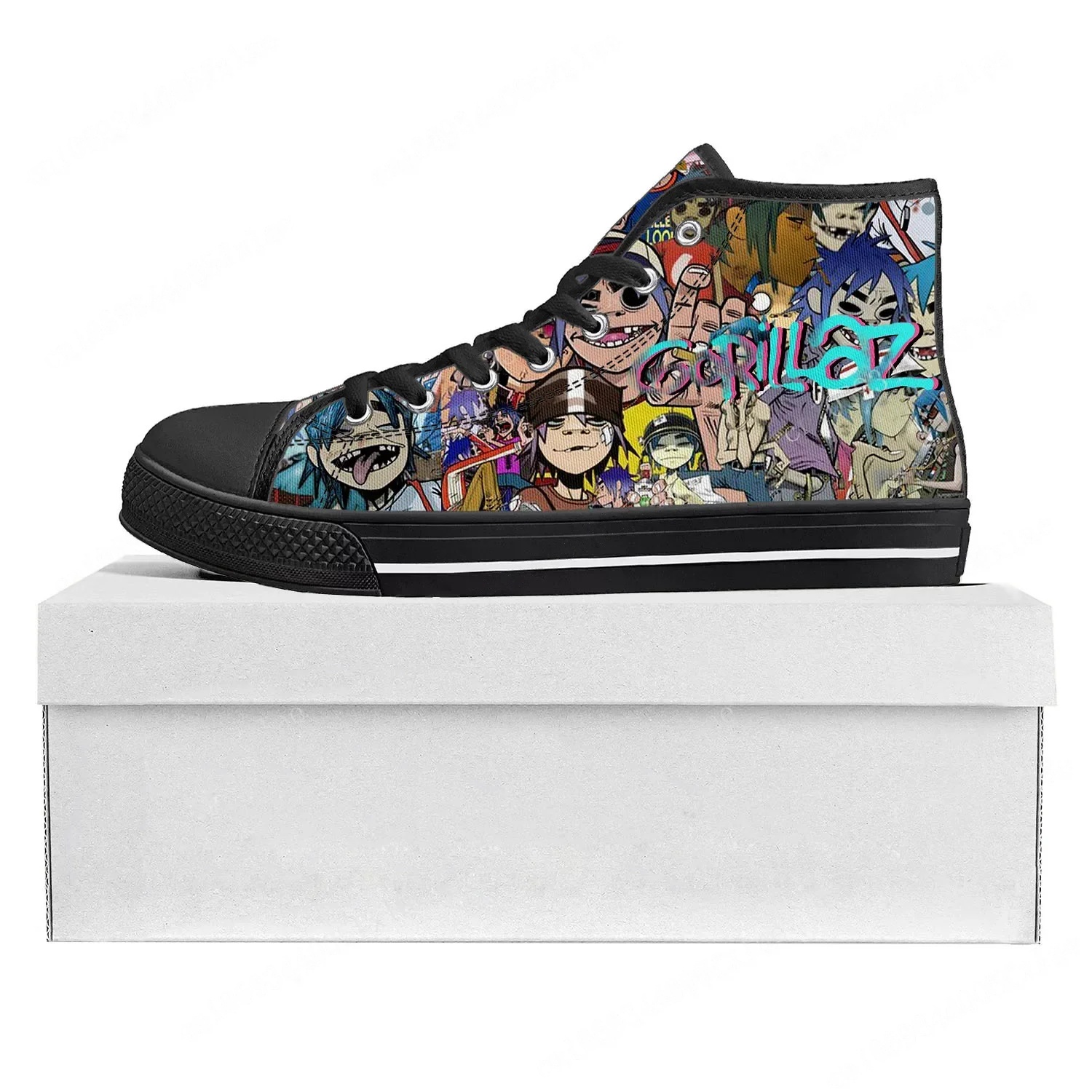 Gorillaz Band High Top High Qu - Canvas Sneaker High avaliação e preço