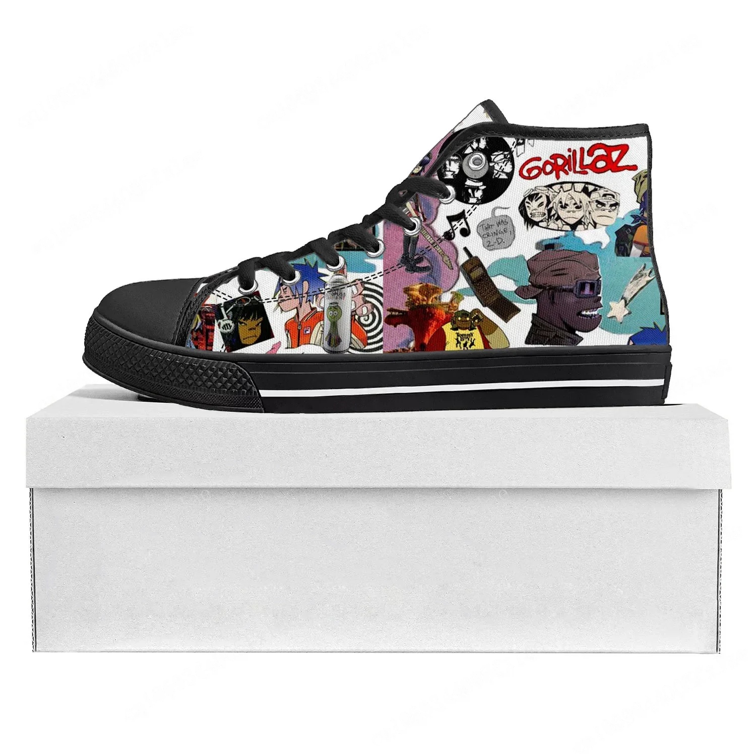 Gorillaz Band High Top High Qu - Canvas Sneaker High avaliação e preço
