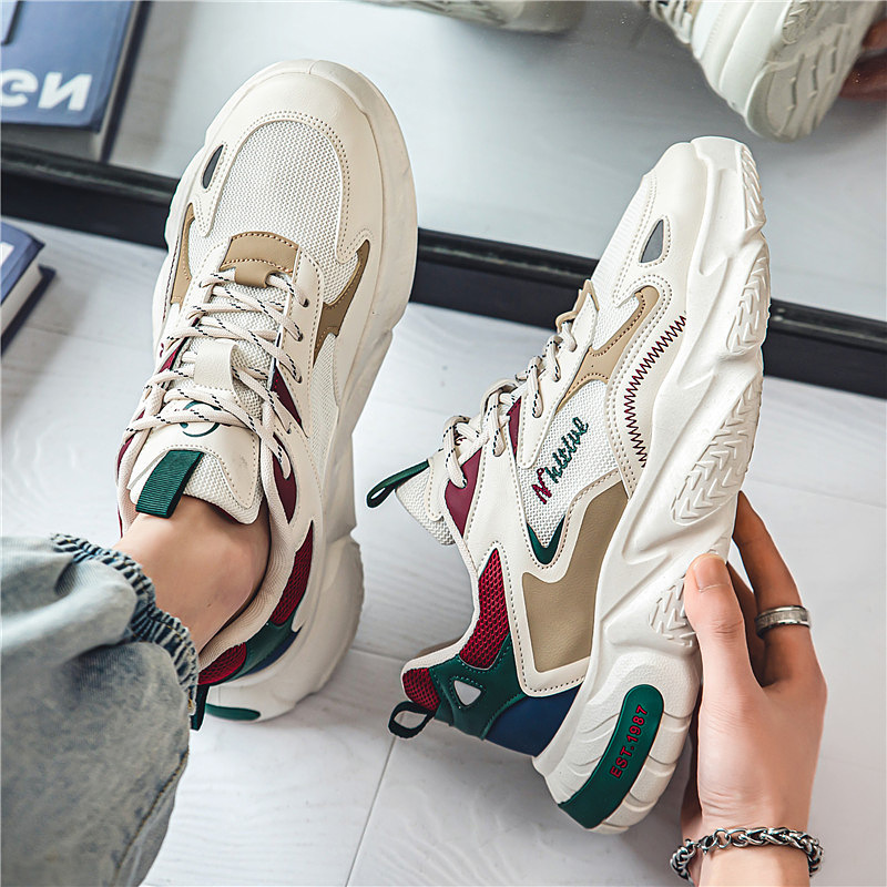 Fashion Men's Sneakers Breatha - Men Shoes Size Chart avaliação e preço