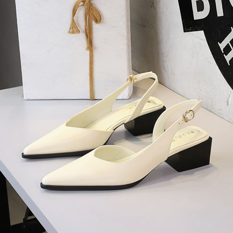 Pointed Toe Back Tripod Strap  - Dress Shoe Pointed avaliação e preço