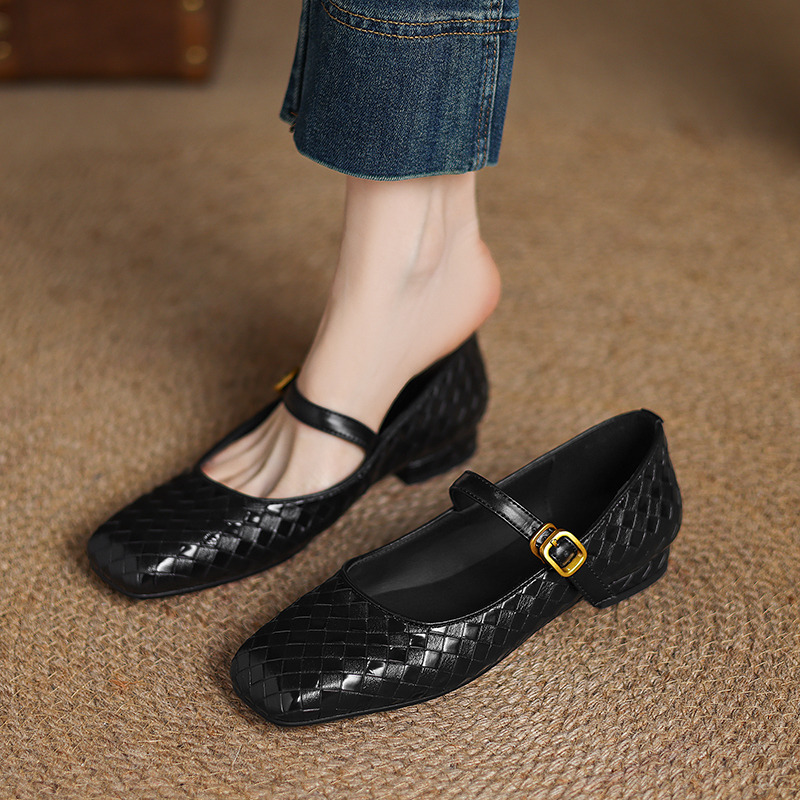 Woven Flat Bottom Mary Jane Wo - Men'S Shoes Comfort avaliação e preço