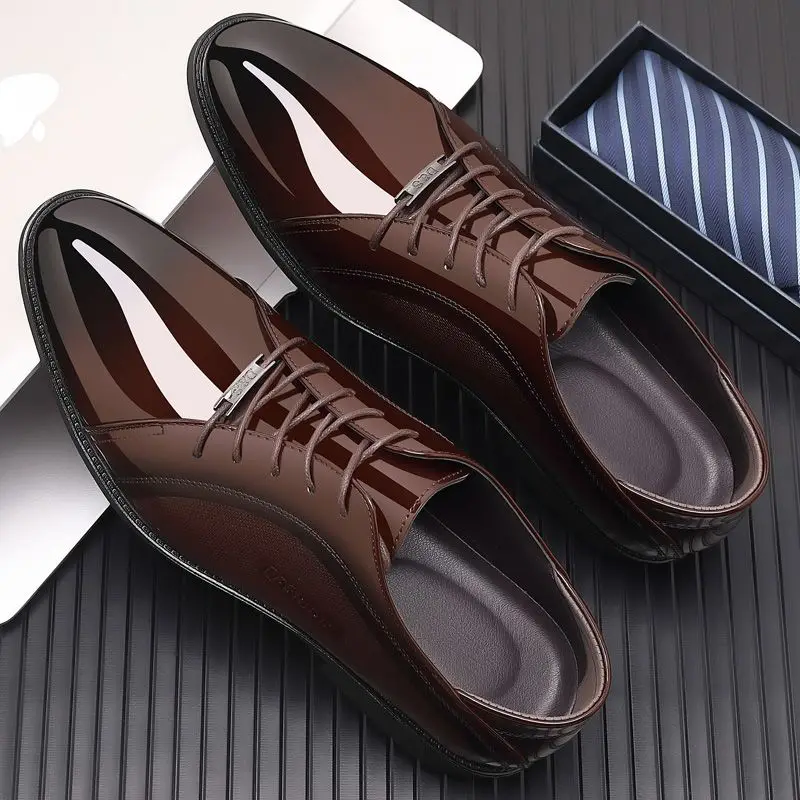 Bright Upper Black Social Shoe - Men Shoes On Clearance avaliação e preço