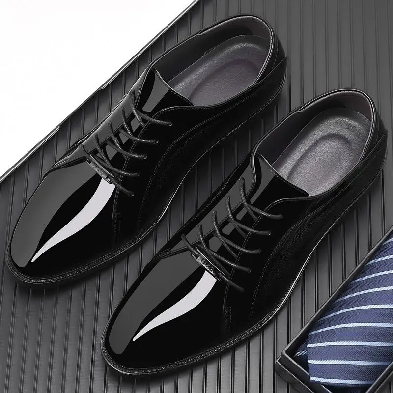 Bright Upper Black Social Shoe - Men Shoes On Clearance avaliação e preço
