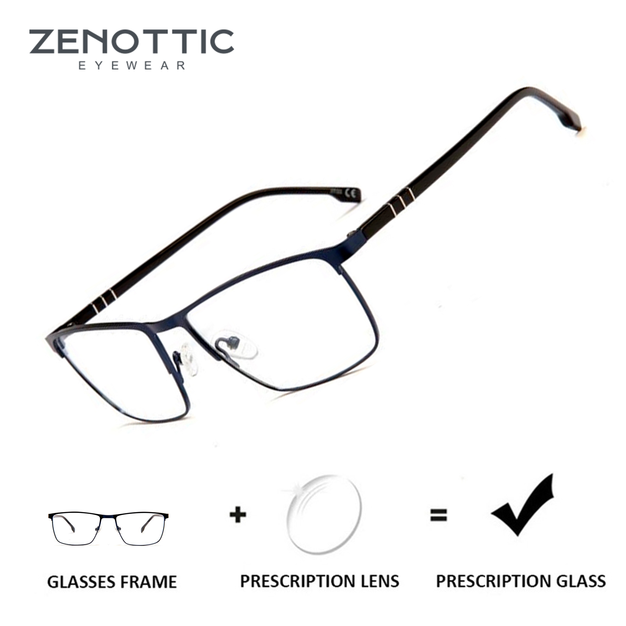 ZENOTTIC Trendy Square Prescri - Men Shoes Zegna avaliação e preço