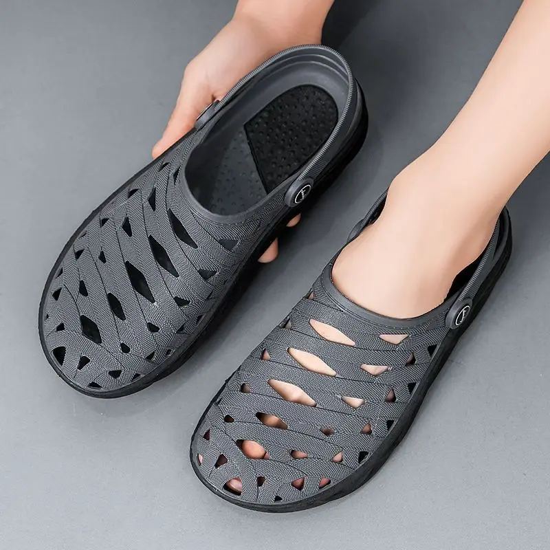 Flat Men's Sandal Beach Open T - Men Shoes On Clearance avaliação e preço