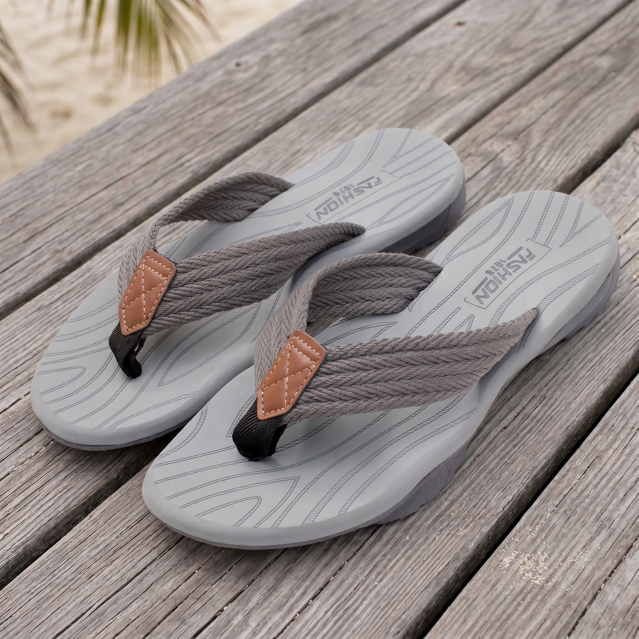Summer men's indoor and outdoo - Flip Flop Beach Men avaliação e preço