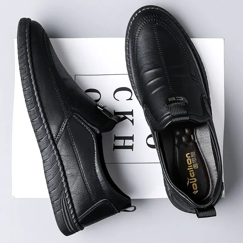 Slip-on Man Casual Shoe Round  - Men Shoes On Clearance avaliação e preço