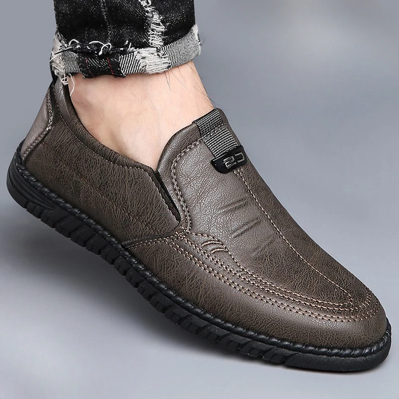 Slip-on Man Casual Shoe Round  - Men Shoes On Clearance avaliação e preço
