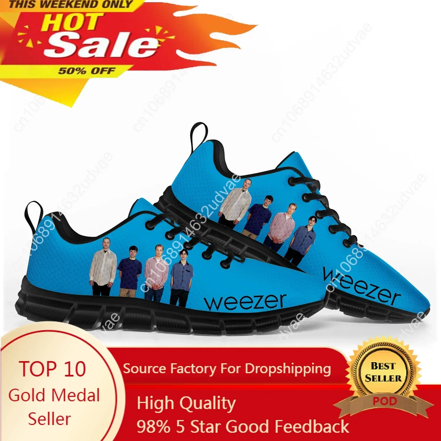 Weezer Sports Shoes Mens Women - Men'S Shoes Casual Sneakers avaliação e preço
