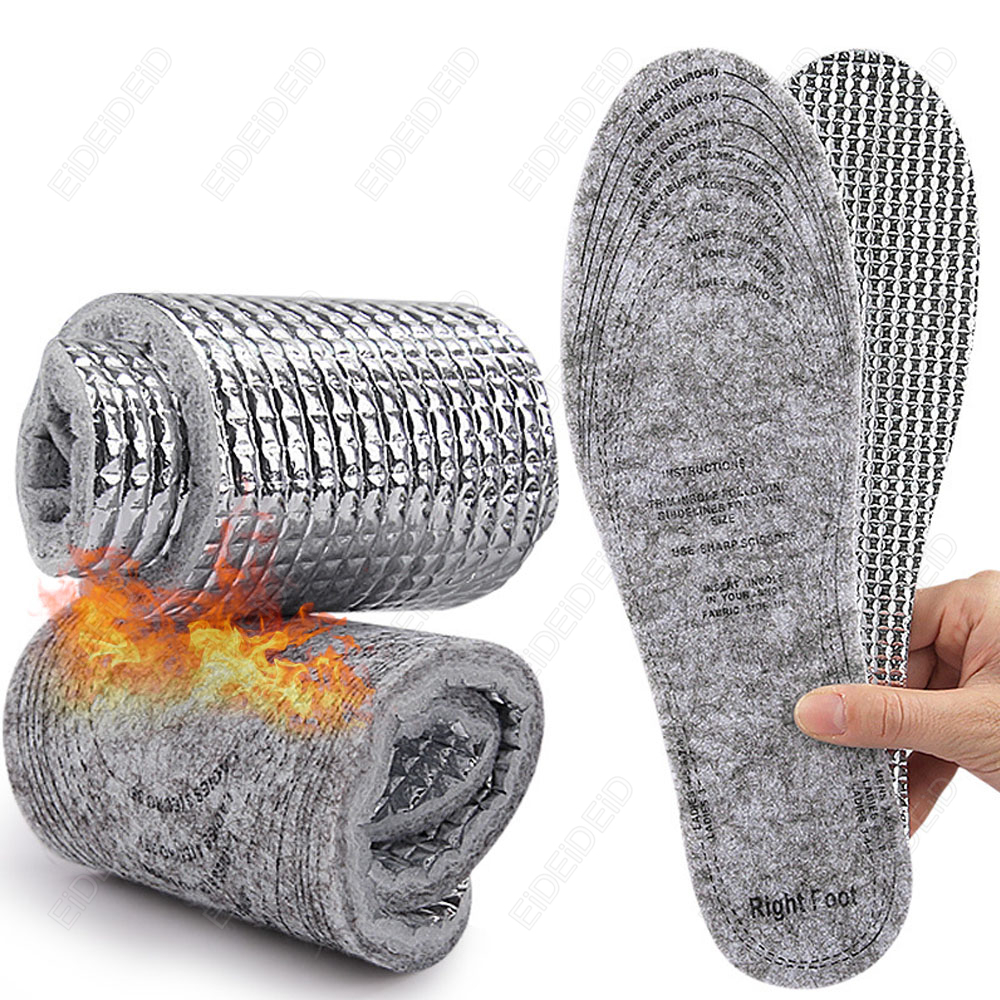 Felt Aluminum Foil Insoles Win - Men Shoes Eid avaliação e preço