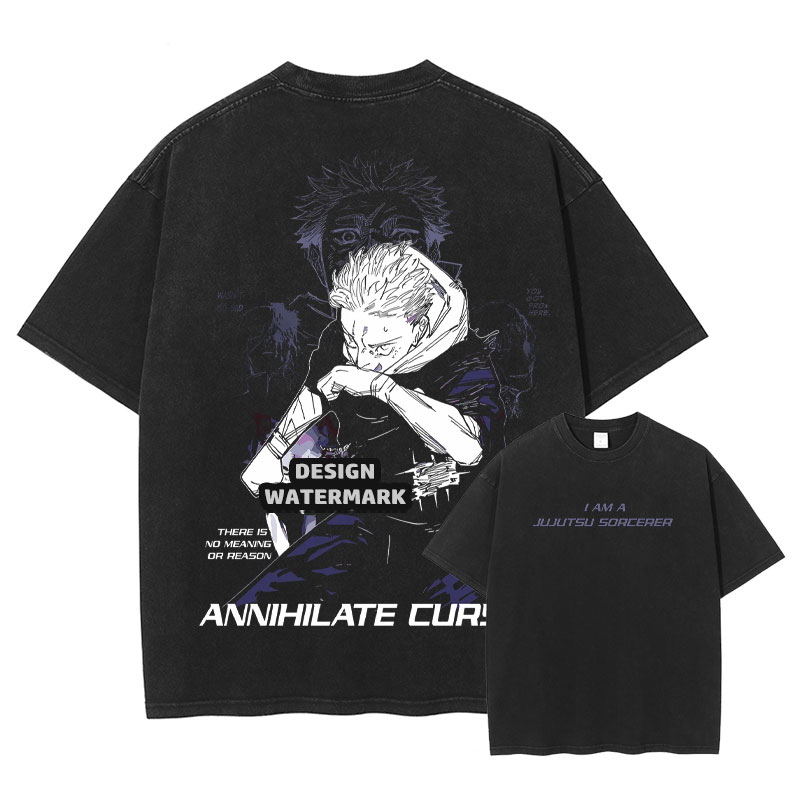 Anime JJK Gojo Saturo T Shirts - Men'S Shoes Xl avaliação e preço