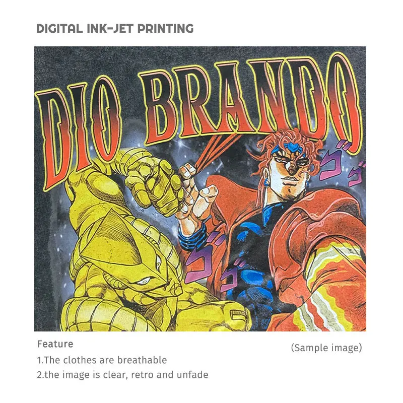 Bandai Anime JoJos T Shirt Vin - Men'S Shoes Xl avaliação e preço