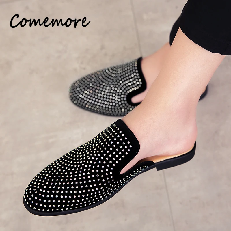 Luxury Glitter Rhinestone Leat - Men Shoes Louboutin avaliação e preço